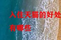 入住天貓的好處有哪些？它的優勢在哪里？