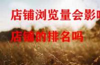 淘寶代運營：店鋪瀏覽量會影響店鋪的排名嗎？